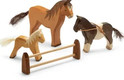 Physikalisches Spielzeug|Holzspielzeug * Margarete Ostheimer Set Pferde Ahornholz