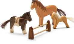 Physikalisches Spielzeug|Holzspielzeug * Margarete Ostheimer Set Pferde Ahornholz