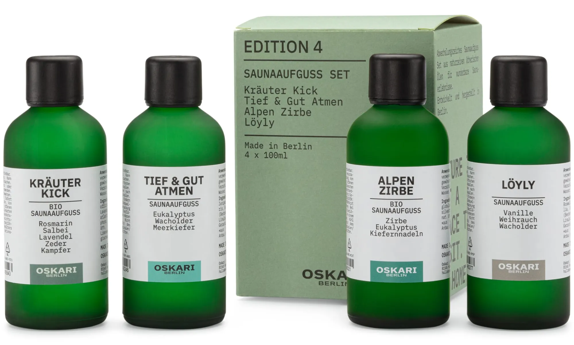 Saunazubehör & Aufgüsse * Oskari Set Saunaaufguss Edition 4