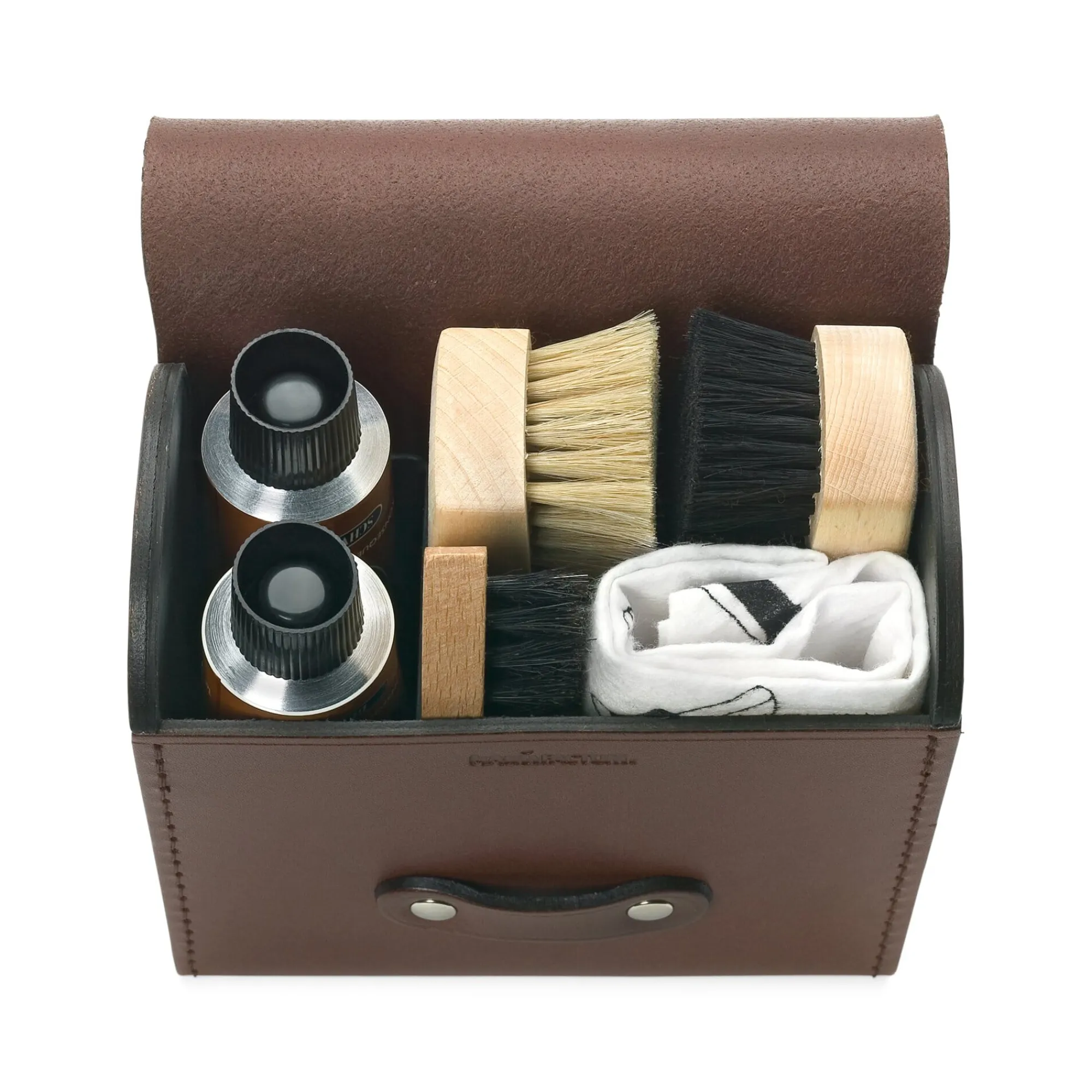 Schuhpflege|Schuhpflege * Manufactum Set Schuhpflege Lederetui