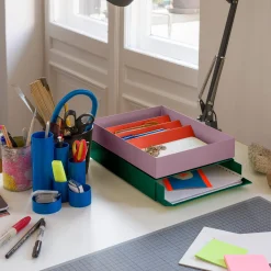Schreibtische|Archivboxen * MAGAZIN Set: Stapler, Knicker, Falter