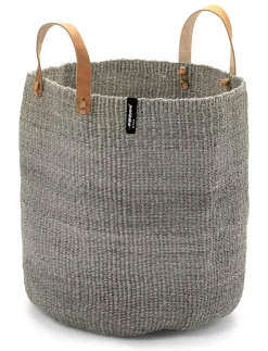 Wäschepflege|Badaccessoires * Mifuko Sisal-Korb Grau
