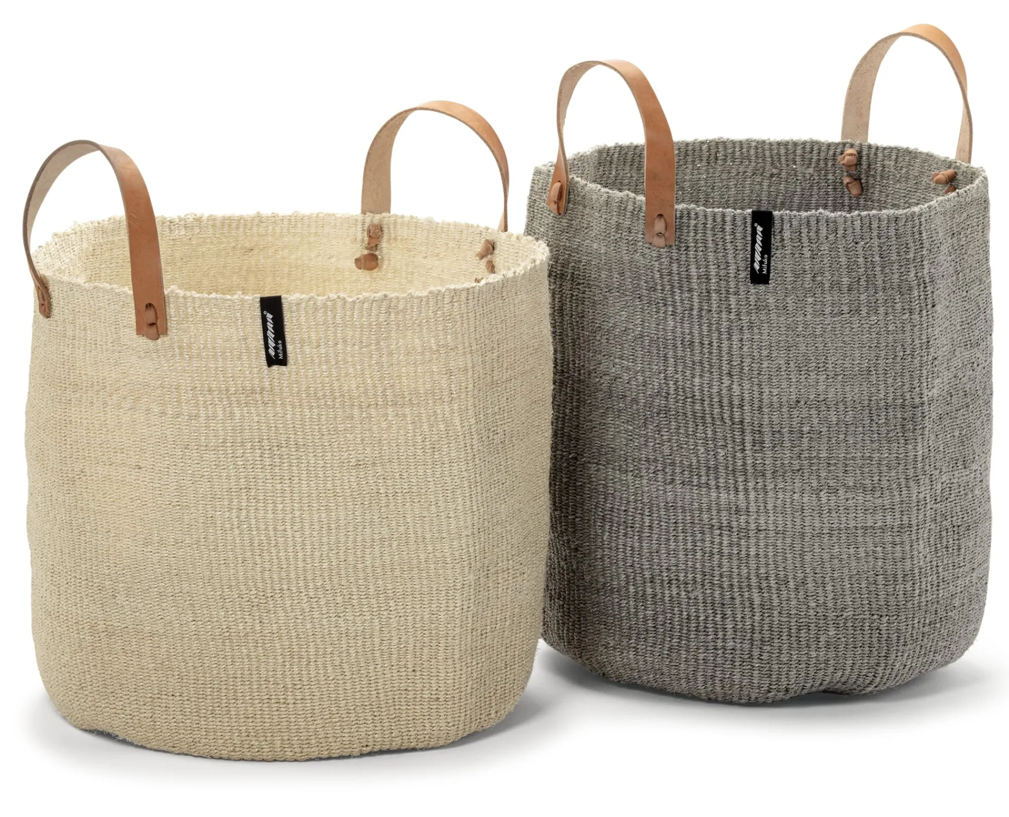 Wäschepflege|Badaccessoires * Mifuko Sisal-Korb Grau