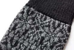 Strümpfe & Socken|Socken * Hirsch Natur Socke Jacquard Schurwolle Anthrazit