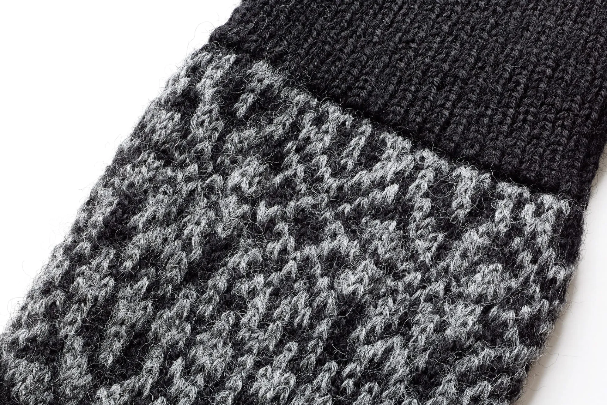 Strümpfe & Socken|Socken * Hirsch Natur Socke Jacquard Schurwolle Anthrazit