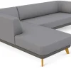 Sitzmöbel * Sinn Living Sofa-Kombination Linnea Schurwolle und Leder