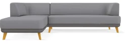 Sitzmöbel * Sinn Living Sofa-Kombination Linnea Schurwolle und Leder