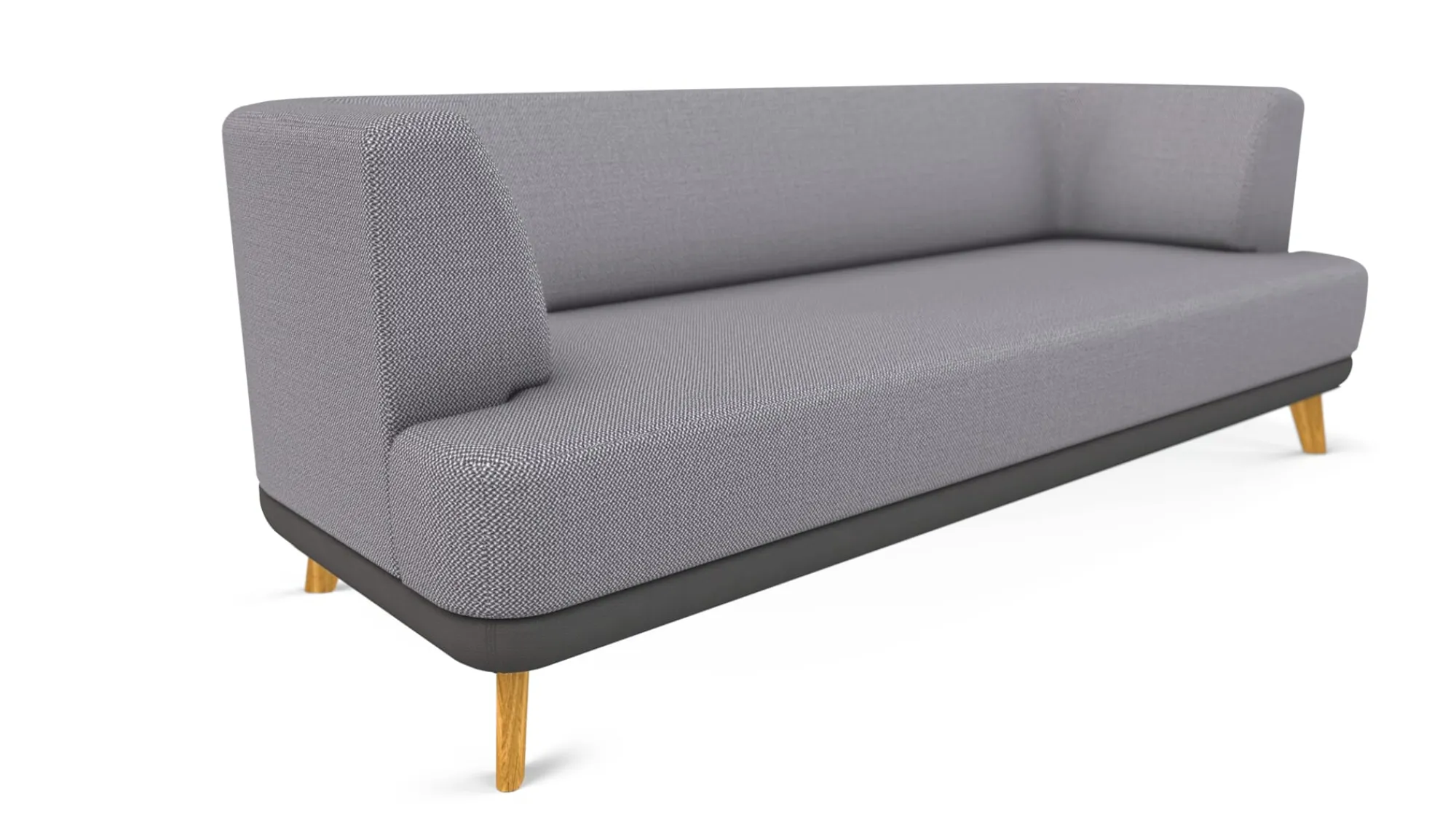 Sitzmöbel * Sinn Living Sofa Linnea Schurwolle und Leder
