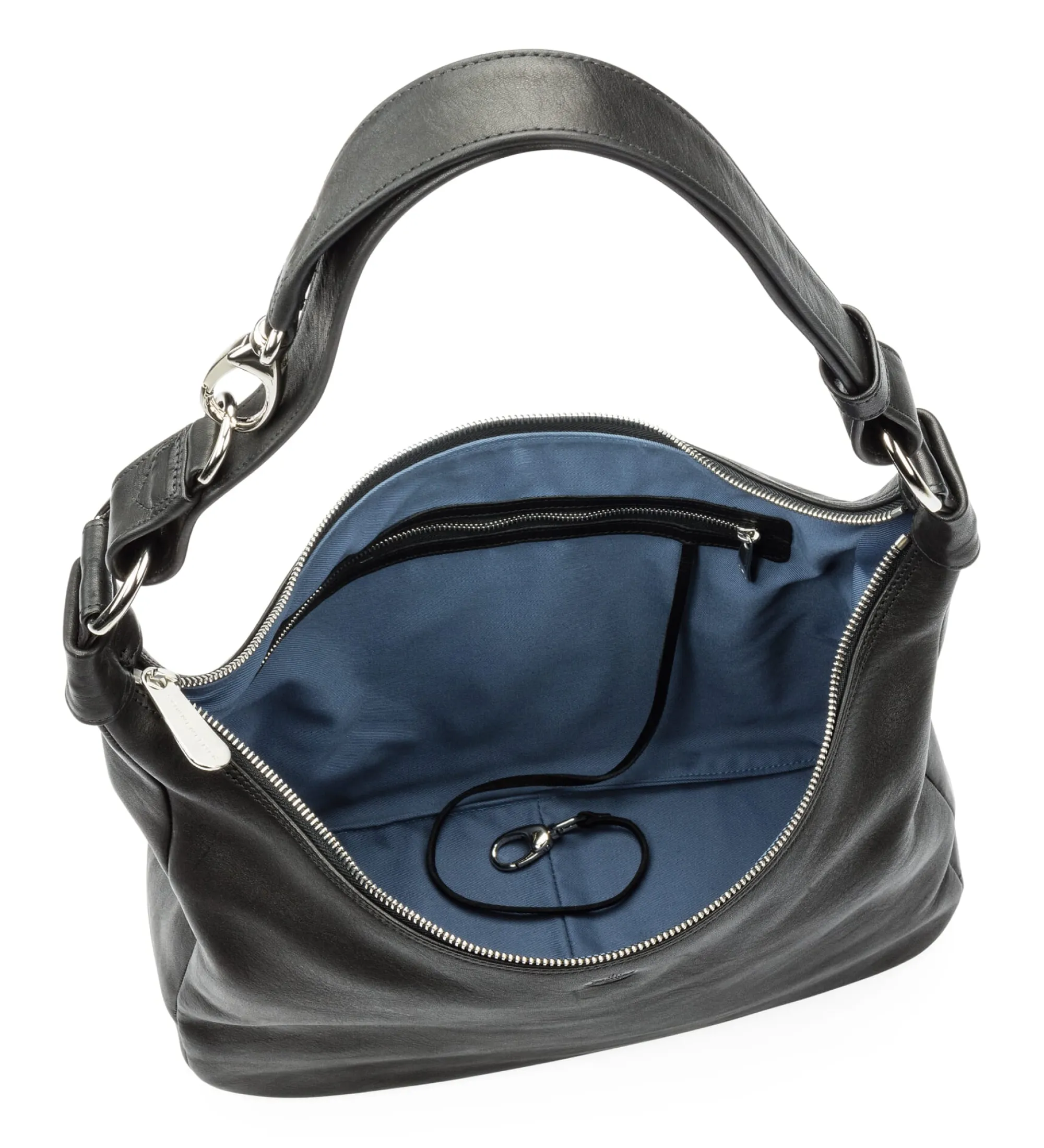 Umhänge- & Handtaschen|Handtaschen * Sonnenleder Damenhandtasche Schwarz