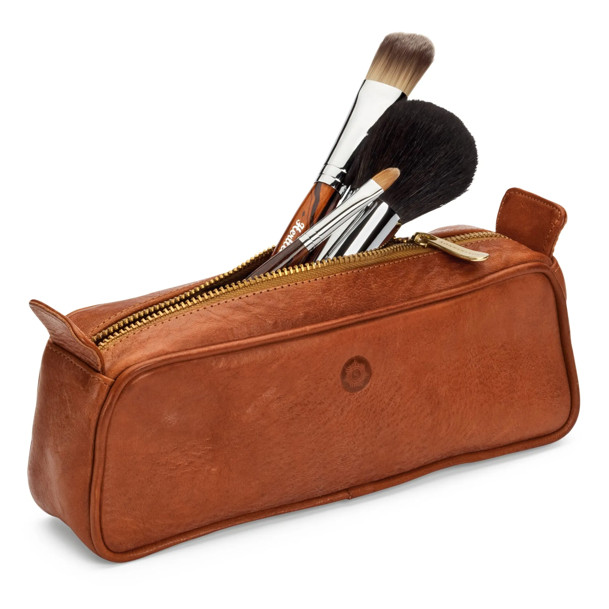 Kulturtaschen * Sonnenleder Kosmetiktasche Natur