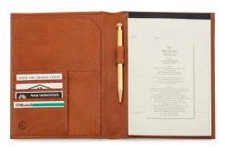 Ordner & Mappen * Sonnenleder Reiseschreibmappe Natur