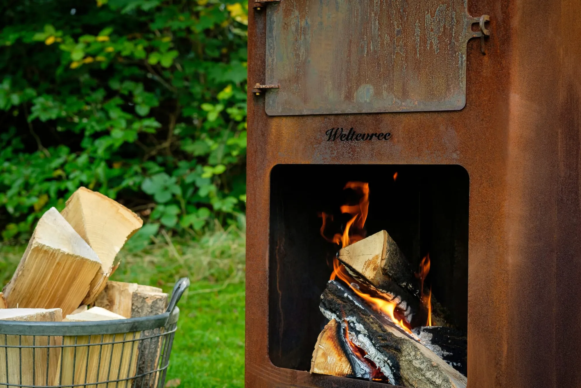 Gartenküche & Grills * Weltevree Stahlherd Outdooroven