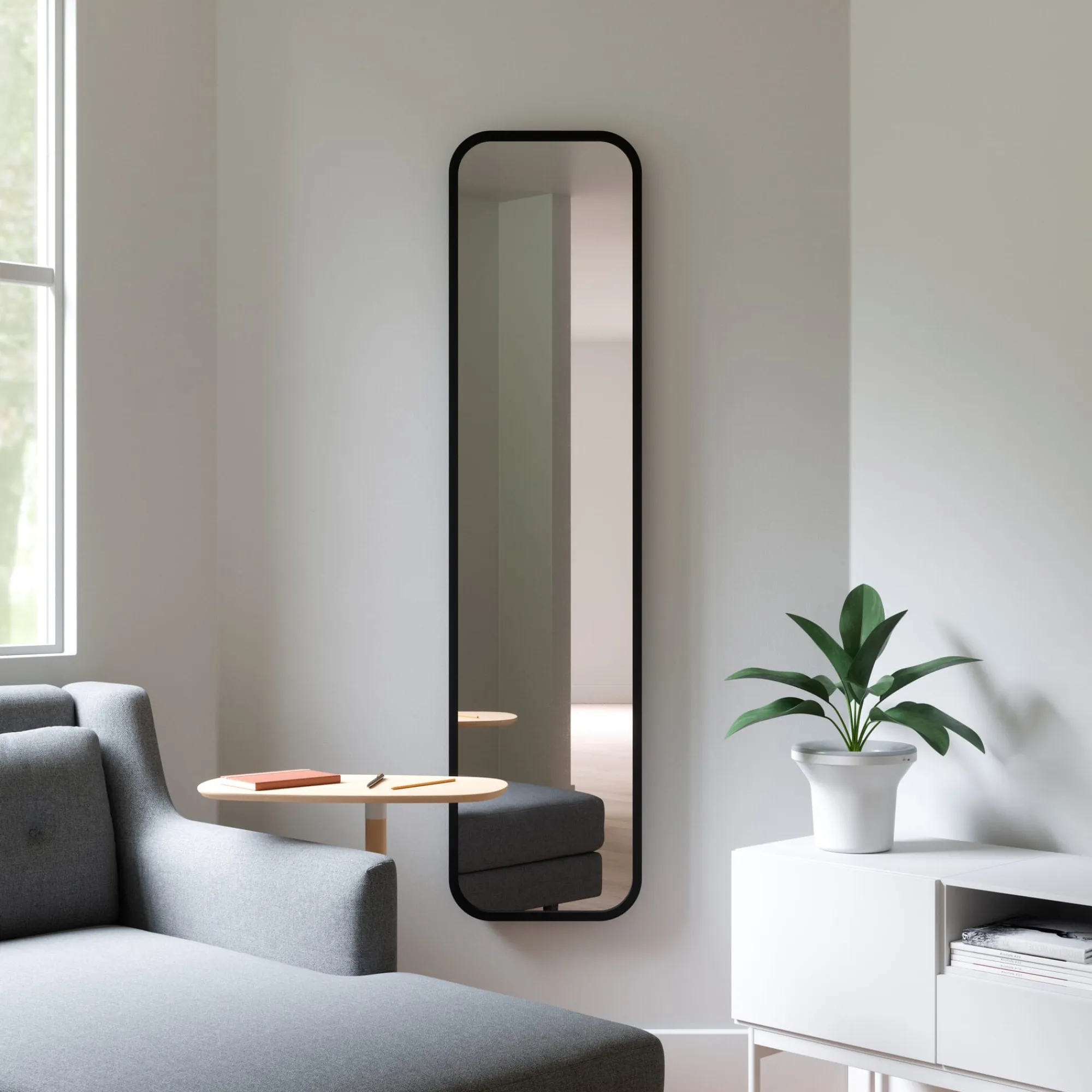 Kosmetikspiegel|Garderobe & Diele * umbra Standspiegel Hub