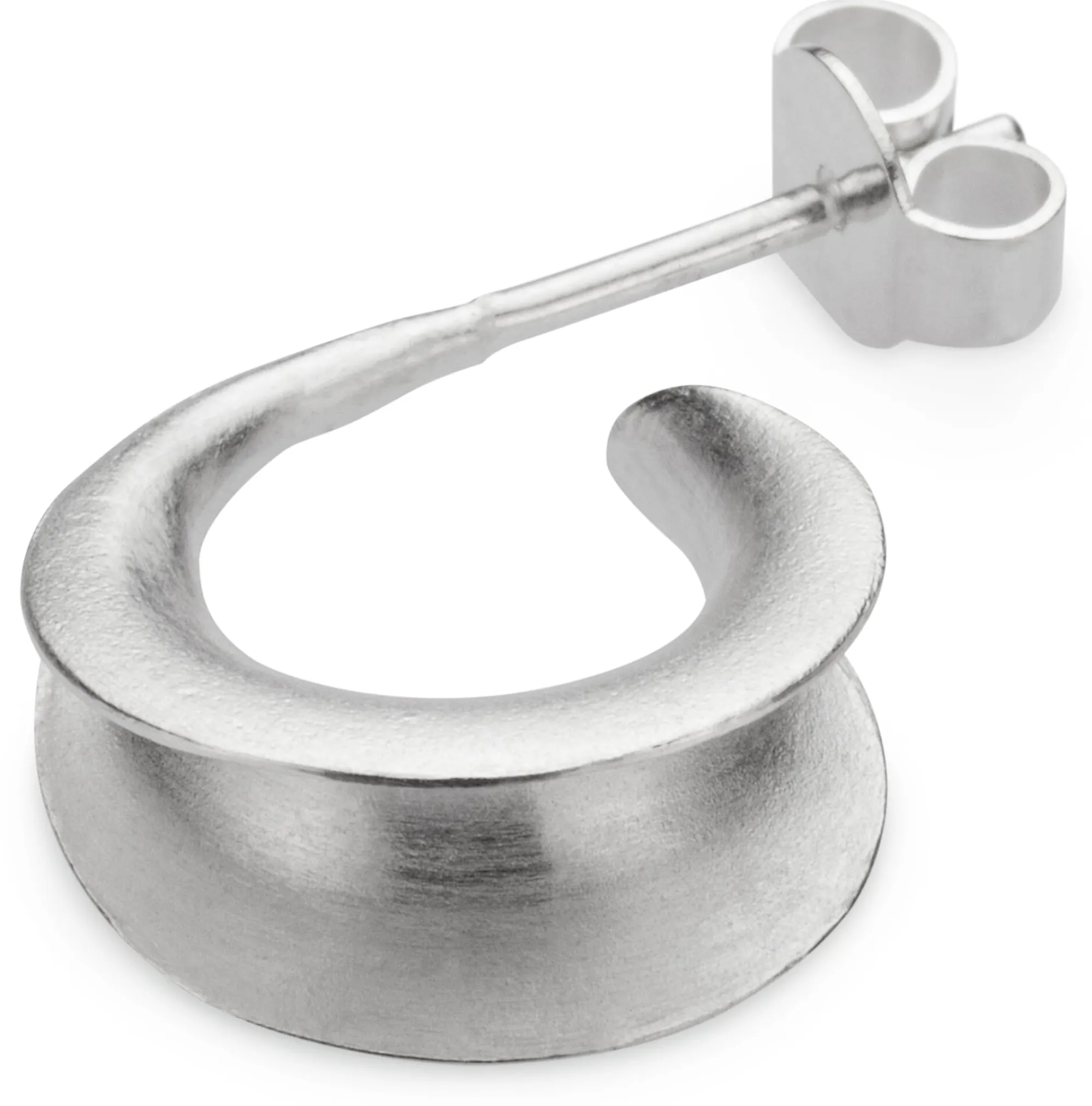 Schmuck * Guthmann Steckcreole matt, Silber