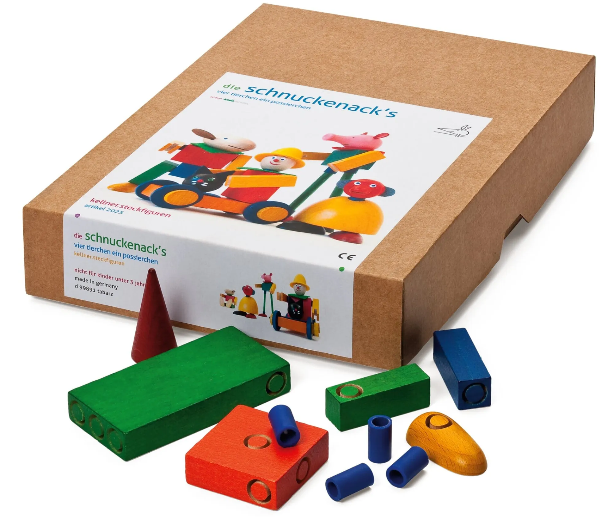 Bausätze|Holzspielzeug * Manufactum Steckfigurensatz Schnuckenacks