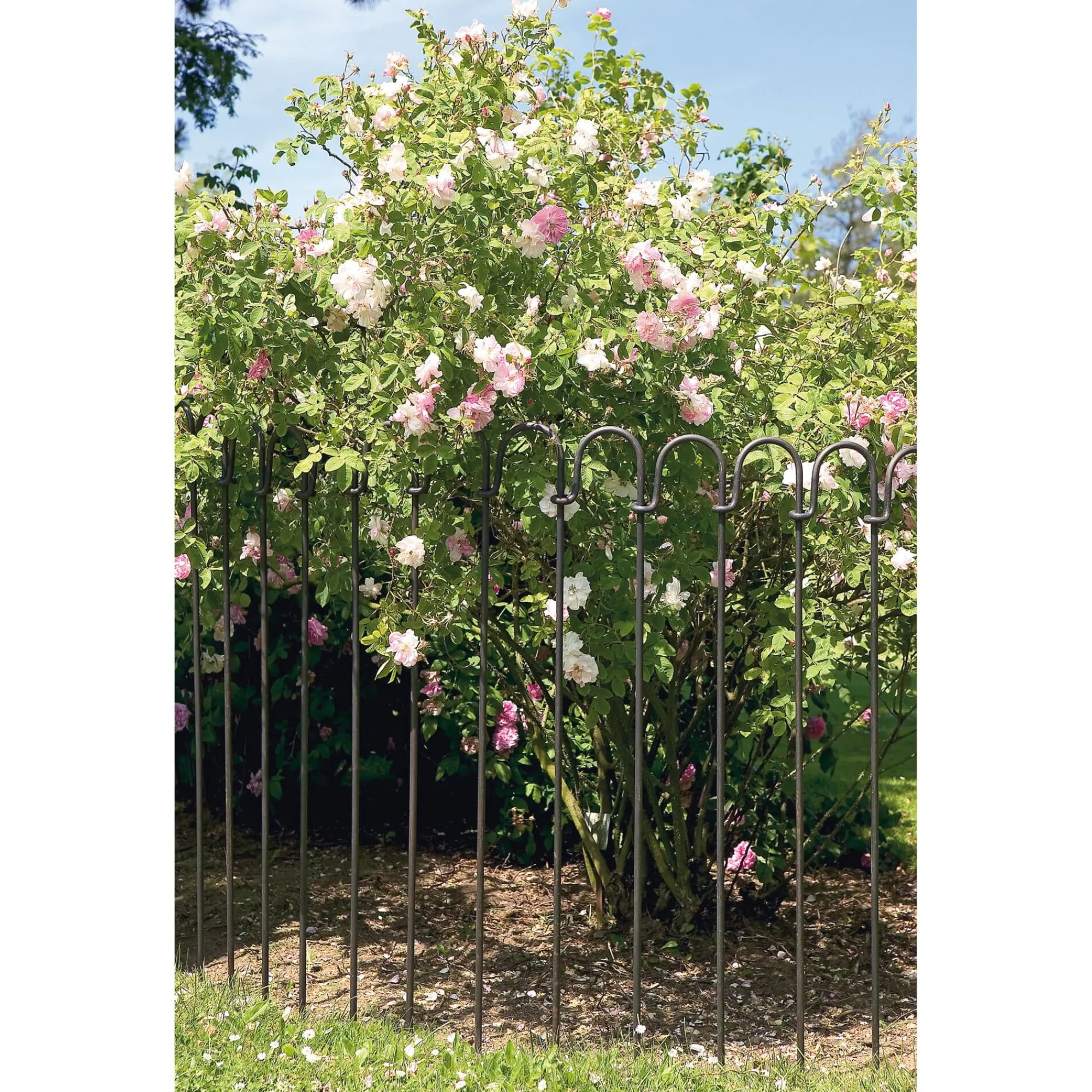 Zäune * melabel® Steckzaun Stahlstäbe 1 m