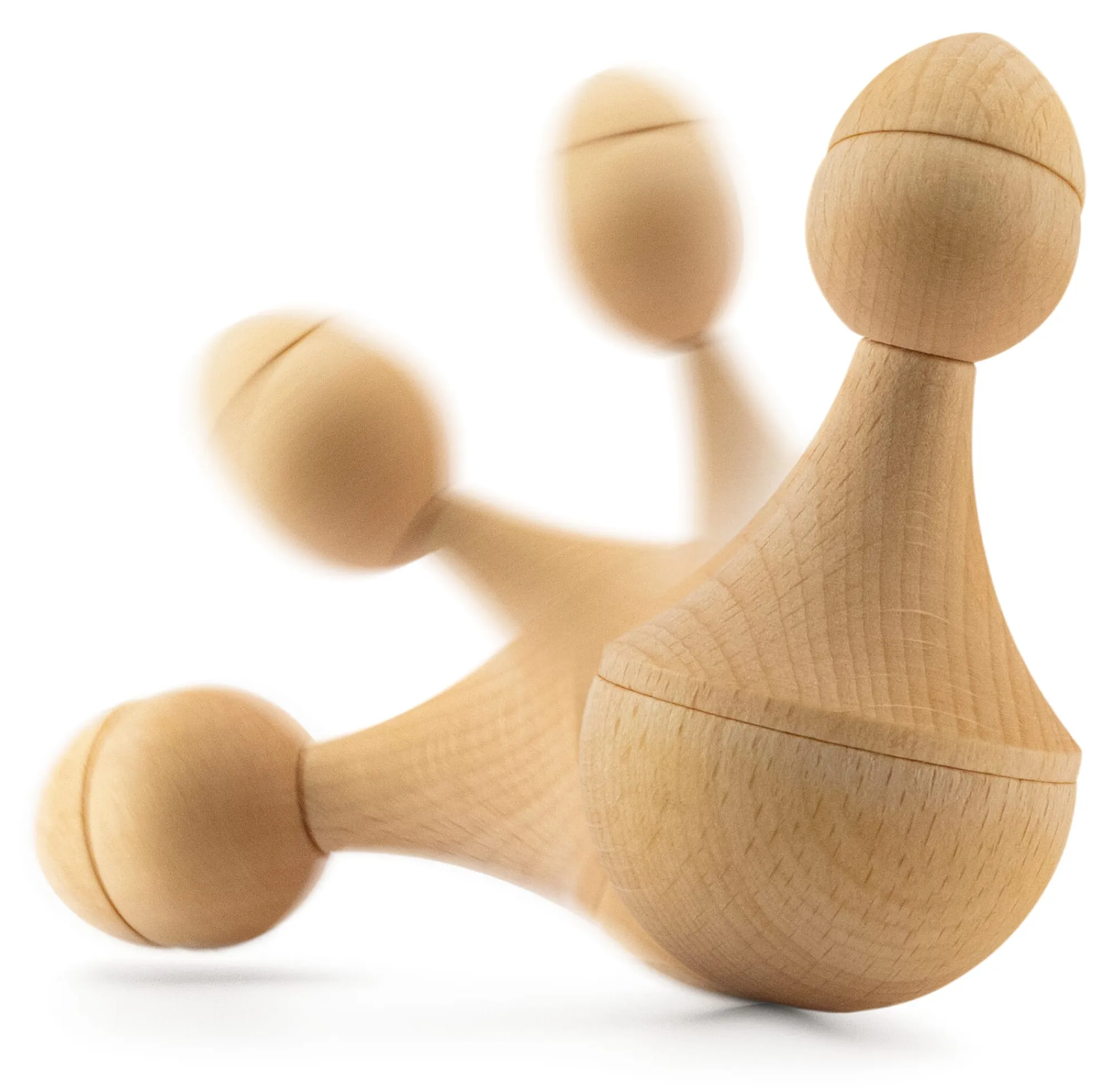 Holzspielzeug|Holzspielzeug * nic - Spiel + Art Stehaufmännchen Buchenholz
