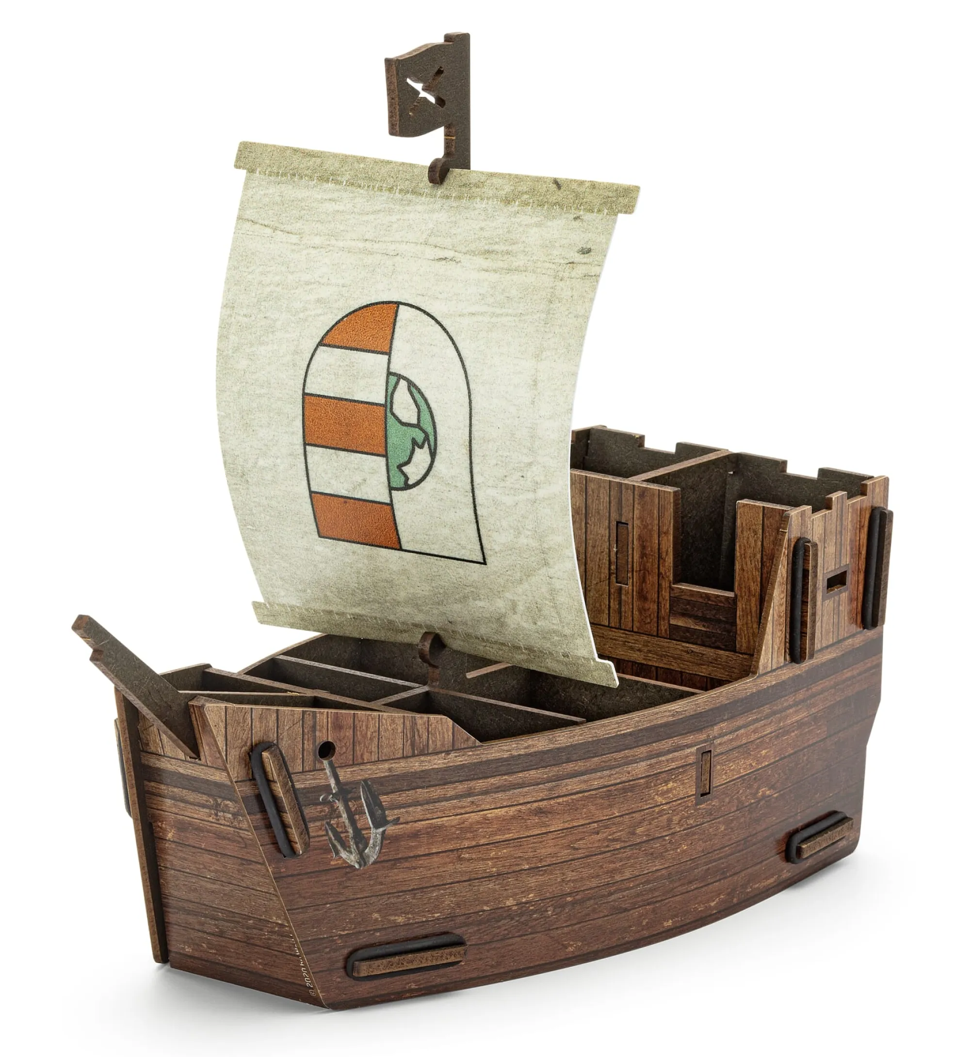 Stiftablage|Schreiben & Basteln * Werkhaus Stiftebox Piratenschiff