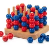 Holzspielzeug|Gesellschaftsspiele * Holz Bi-Ba-Butze Kristian Finken Strategiespiel Vier gewinnt 3 D