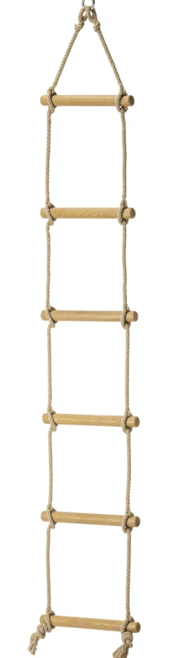 Holzspielzeug|Bewegungsspiele * Muffler Strickleiter Eichenholz