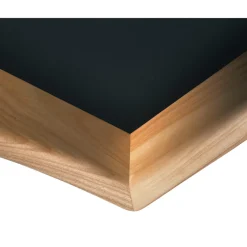 Serviertabletts|Servierzubehör * Manufactum Tablett Kirschbaumholz mit Linoleumfläche