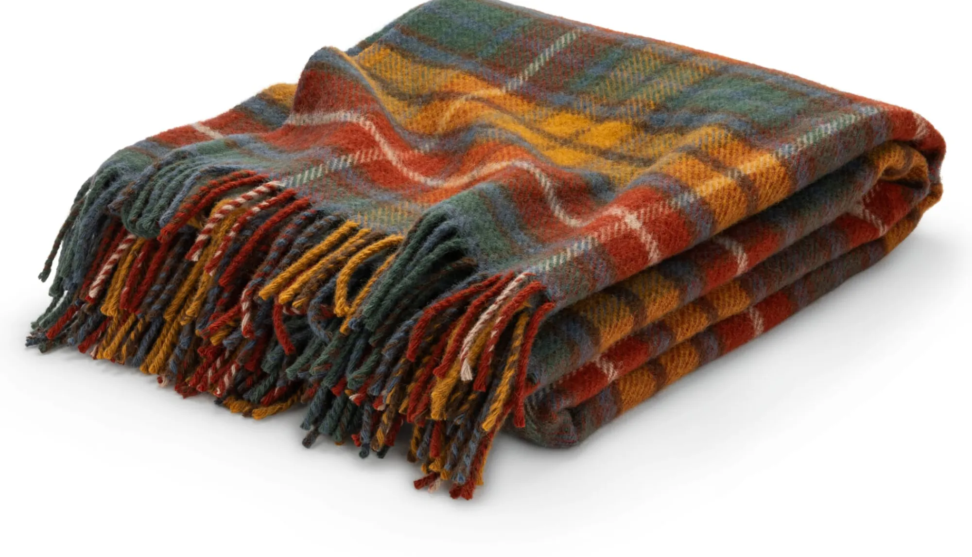 Decken * Tweedmill Textiles Tartan-Schurwolldecke Antique Buchanan