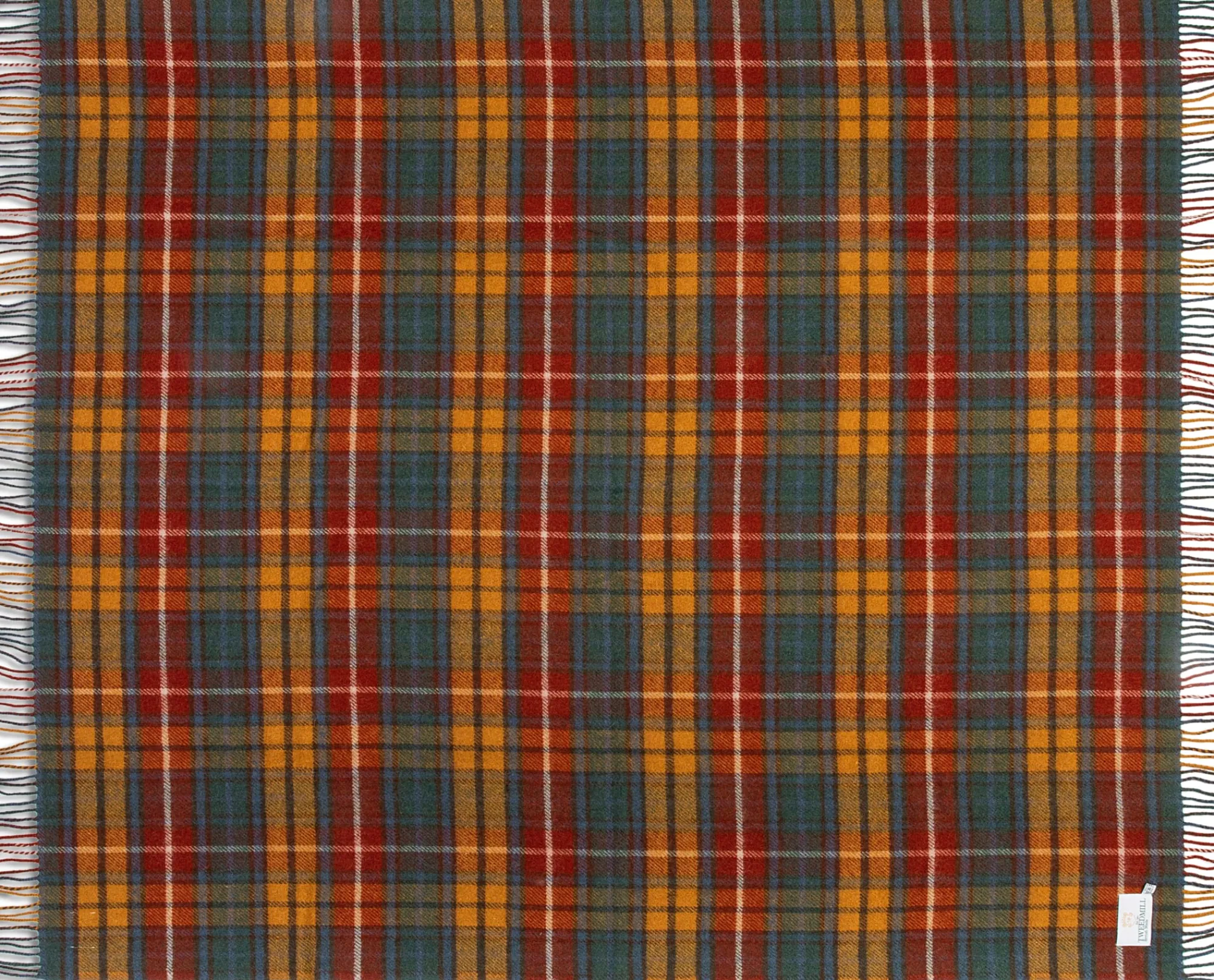 Decken * Tweedmill Textiles Tartan-Schurwolldecke Antique Buchanan