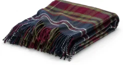 Decken * Tweedmill Textiles Tartan-Schurwolldecke Morello Check