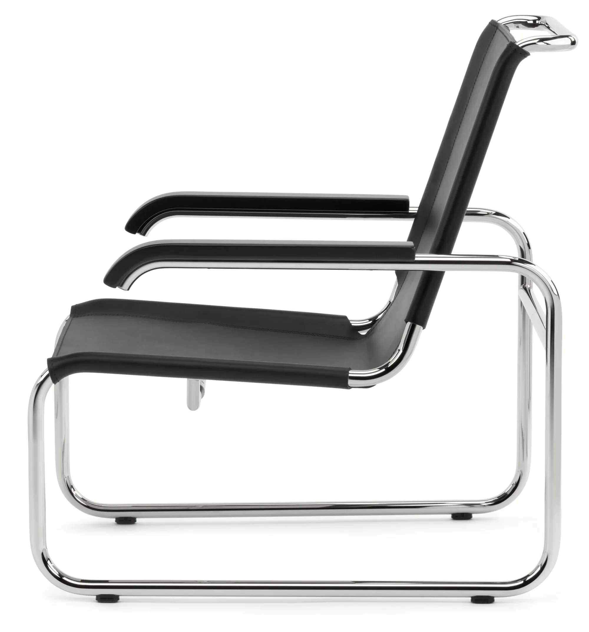Sitzmöbel * Thonet Stahlrohrsessel S 35 Kernleder L