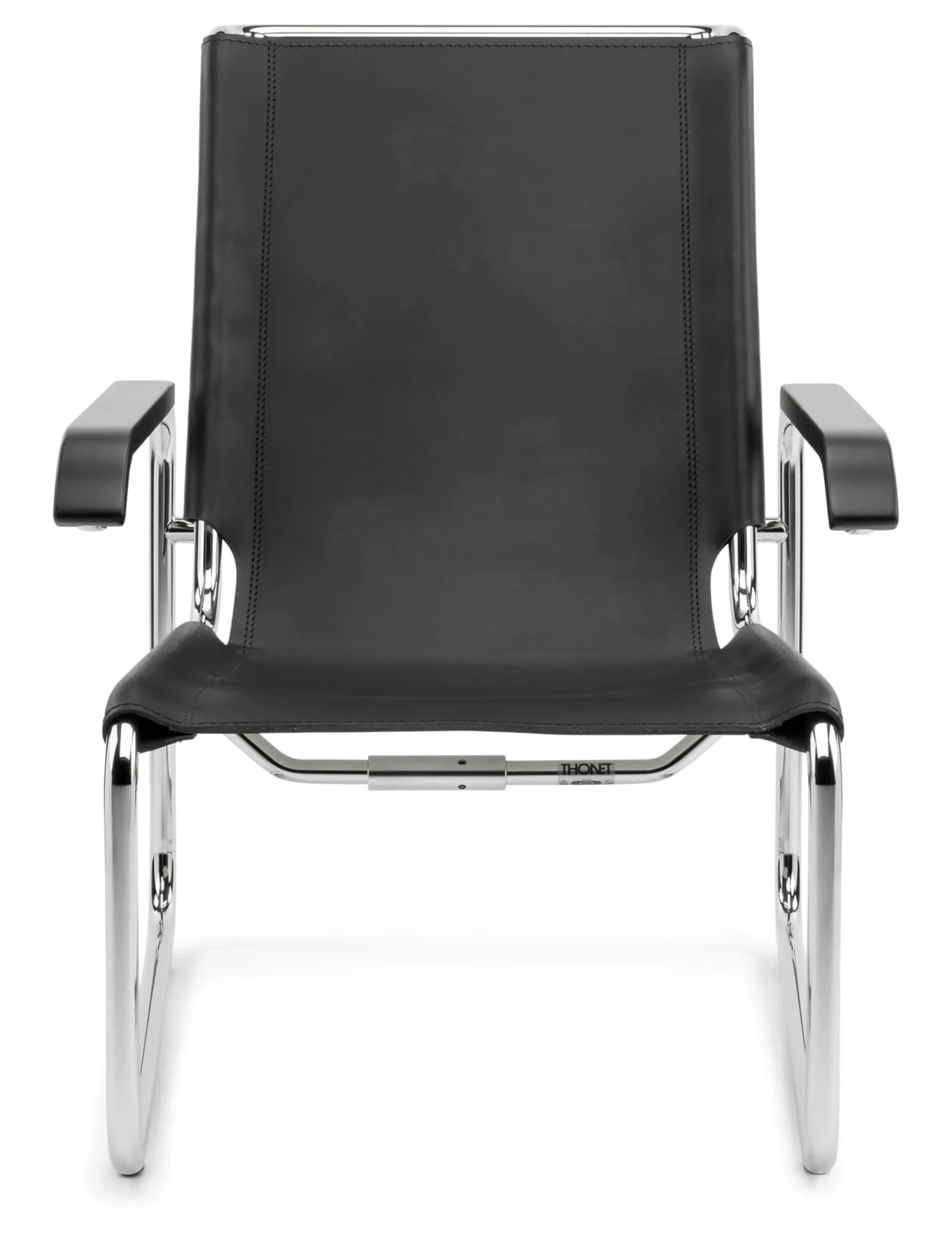 Sitzmöbel * Thonet Stahlrohrsessel S 35 Kernleder L