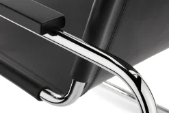 Sitzmöbel * Thonet Stahlrohrsessel S 35 Kernleder L
