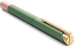 Tintenroller|Kugelschreiber * YStudio Tintenroller Aluminium und Messing Grün