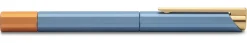 Tintenroller|Kugelschreiber * YStudio Tintenroller Aluminium und Messing Blau