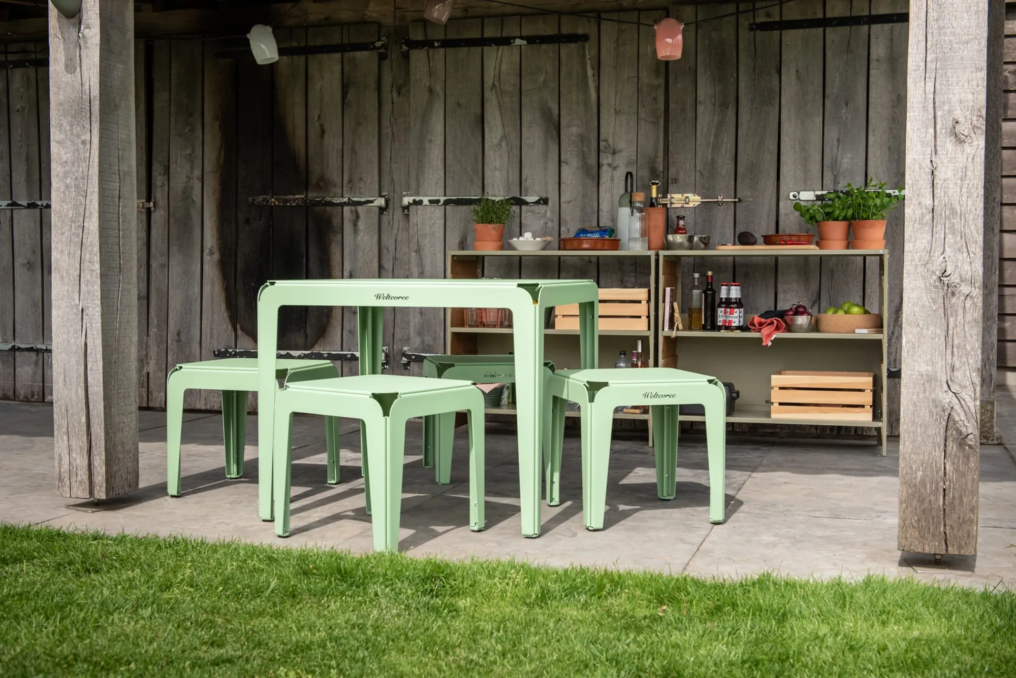 Gartentische * Weltevree Tisch Bended Table 90