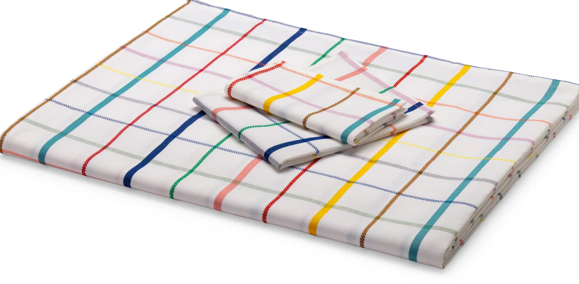 Tischwäsche * Tissage de Luz Tischdecke bunt kariert