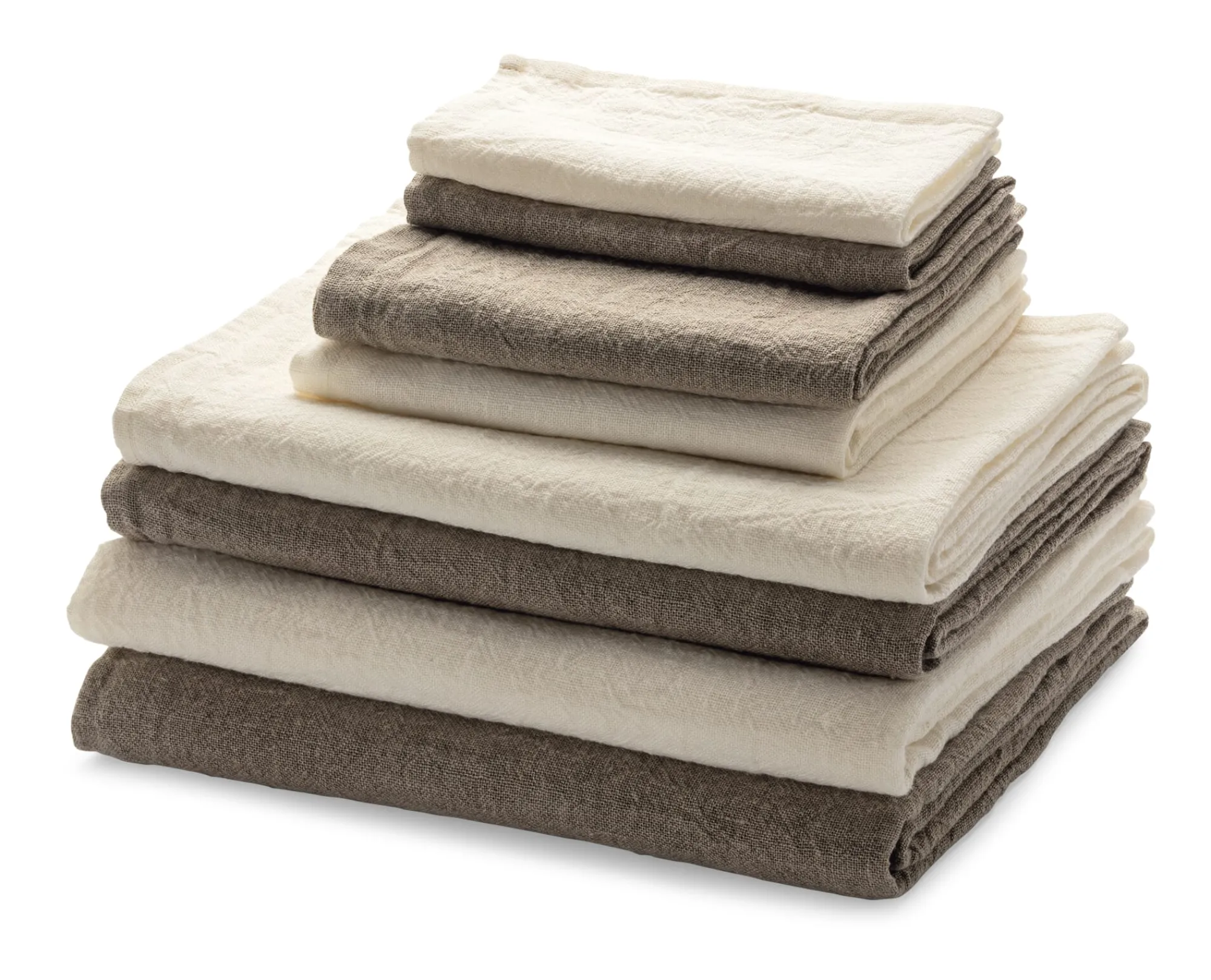 Tischwäsche * Manufactum Tischdecke gewaschenes Leinen Weiß
