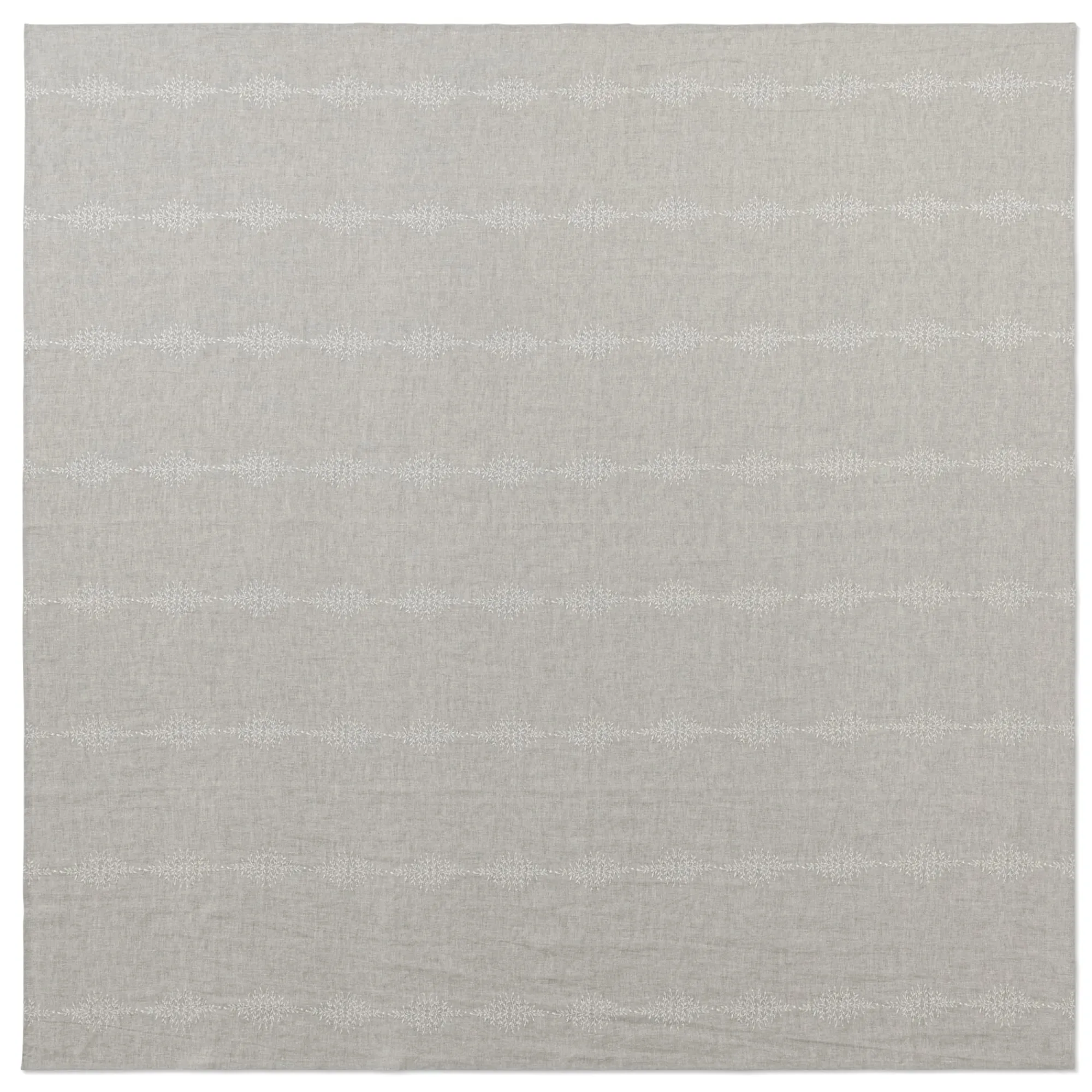 Tischwäsche * Charvet Editions Tischdecke Leinen Blätterranke Natur
