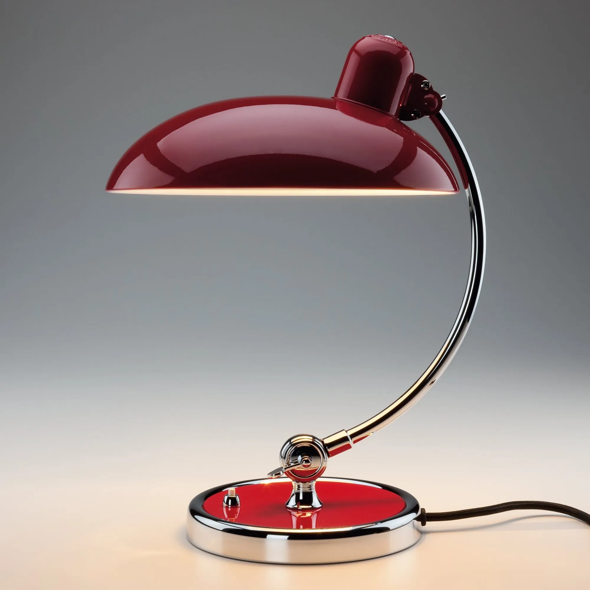 Schreibtischleuchten|Tischleuchten * Fritz Hansen Tischleuchte Kaiser idell 6631 T Rot
