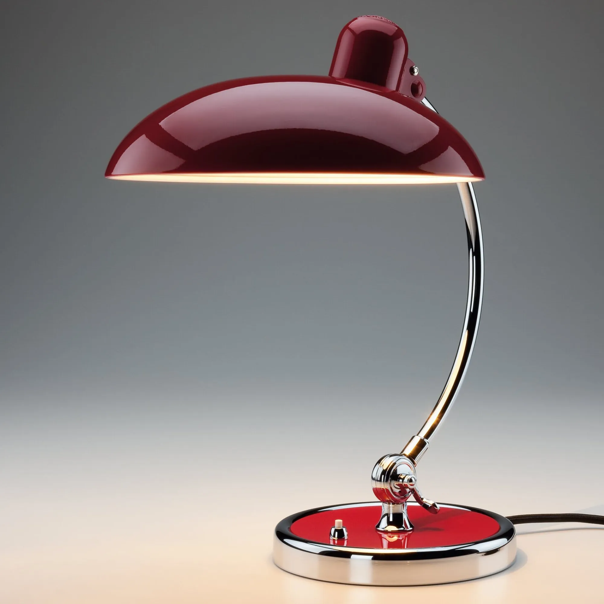 Schreibtischleuchten|Tischleuchten * Fritz Hansen Tischleuchte Kaiser idell 6631 T Rot