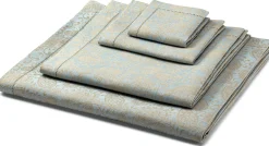 Tischwäsche * Erika Vaitkute Tischläufer Jacquard Leinen Blau