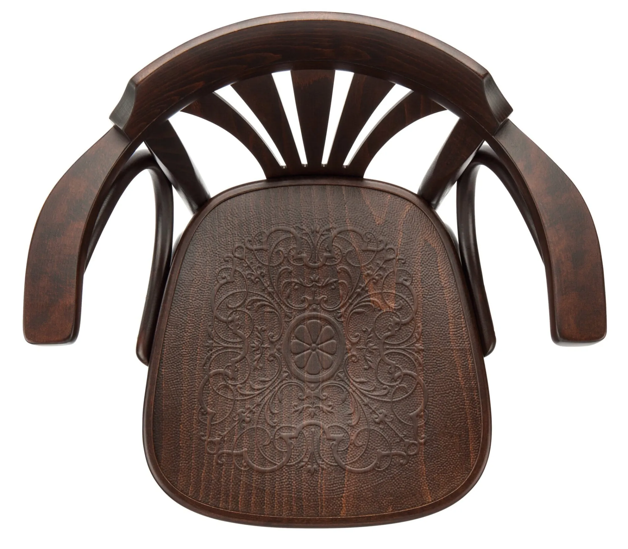 Sitzmöbel * TON Kaffeehaussessel No. 24 Braun