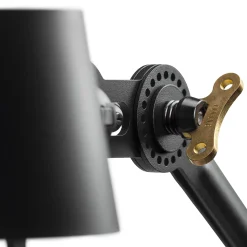 Stehleuchten * Tonone Bodenleuchte Stahl und Aluminium Schwarz