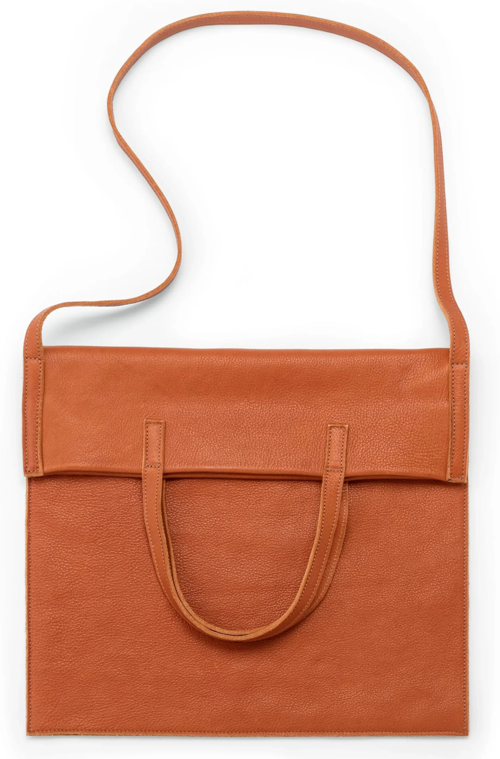 Einkaufstaschen & -Körbe * PB 0110 Tote Bag Leder, cognac