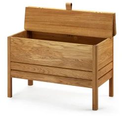 Garderobe & Diele|Sitzmöbel * Form & Refine Truhenbank Eichenholz kurz