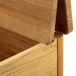 Garderobe & Diele|Sitzmöbel * Form & Refine Truhenbank Eichenholz kurz