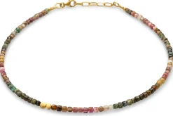 Schmuck * Maria Rzewuska Designerschmuck Turmalin-Collier, Rosé-Grün