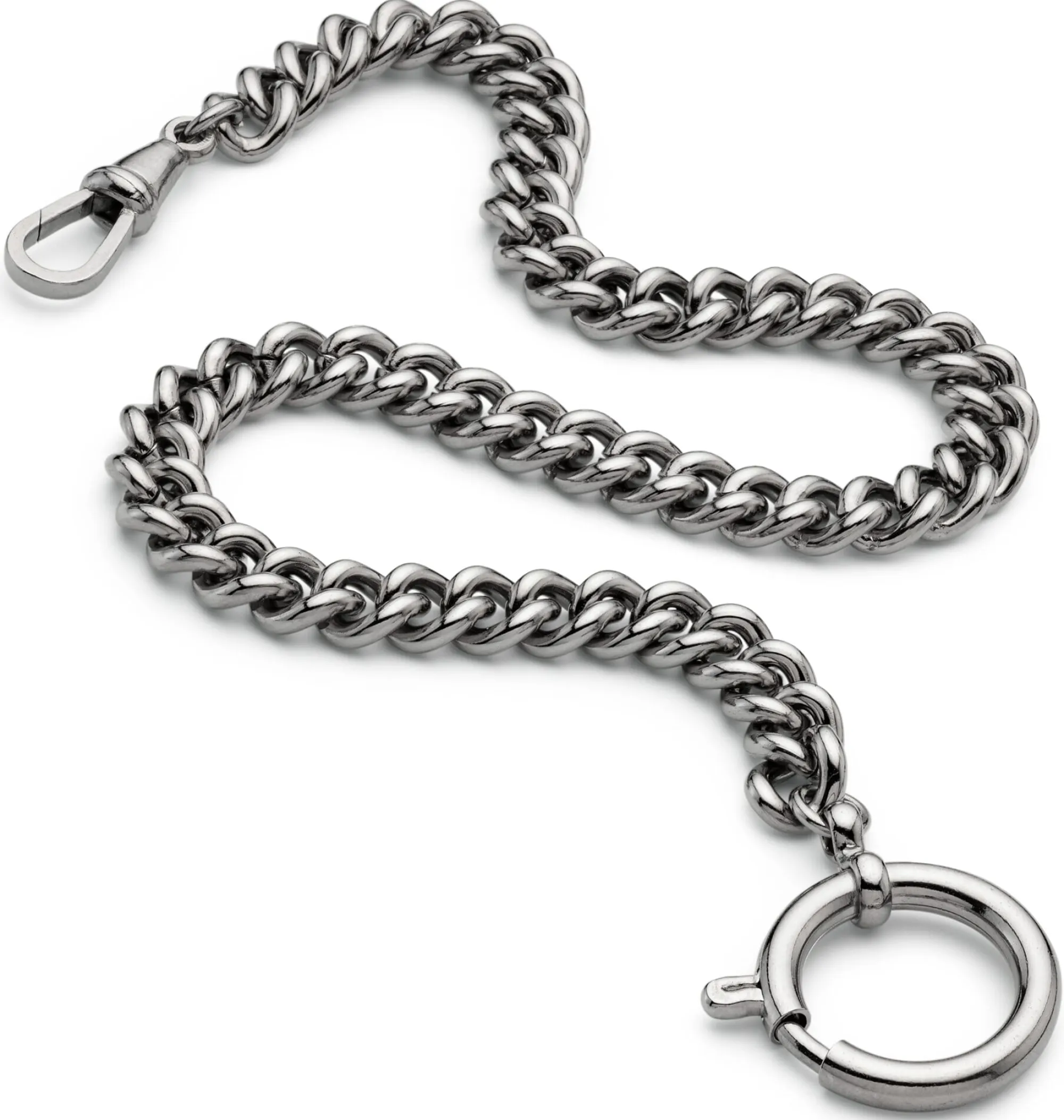 Weitere Accessoires * Gottlieb & Wagner Uhrkette Messing palladiert