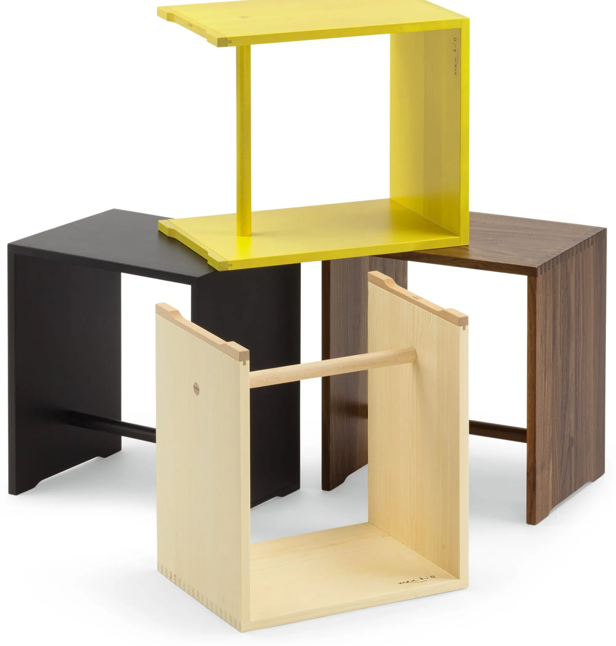 Kleinmöbel|Schränke & Regale * wb form Ulmer Hocker farbig
