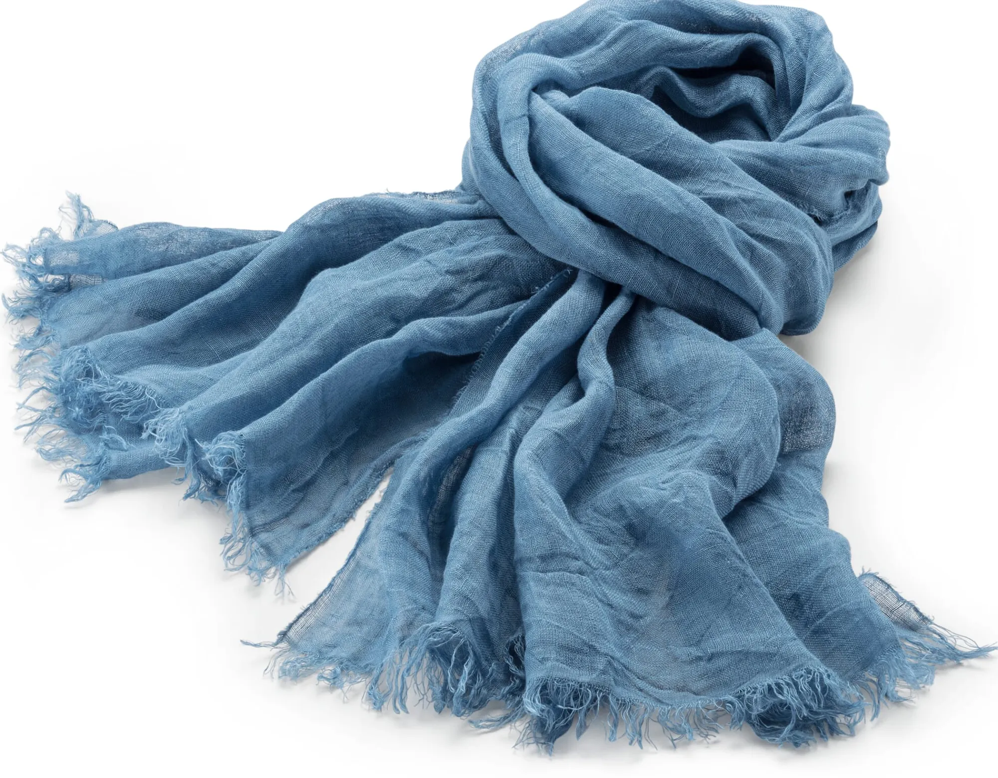 Schals & Tücher|Schals & Tücher * Hohenberger & Dietel Unisex-Leinenschal Blau