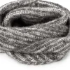 Schals & Tücher|Schals & Tücher * Les Racines du Ciel Unisex-Loopschal Rippenstrick, grau